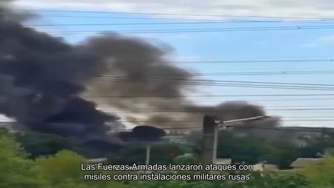 Las Fuerzas Armadas lanzaron ataques con misiles contra instalaciones militares rusas en Nova Kakho
