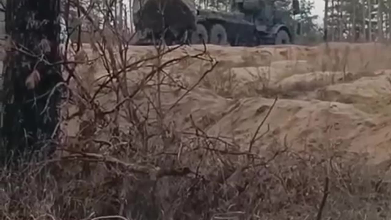 Swedish 155-mm Archer Self-Propelled Gun Somewhere in Donbas