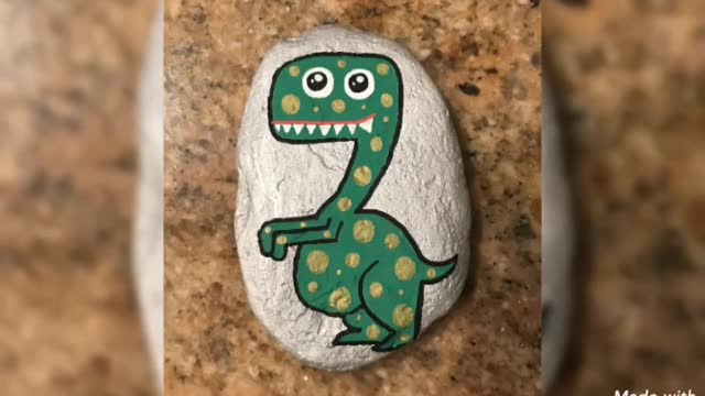 Amazing creative rock stone painting ideas for beginners