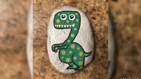 Amazing creative rock stone painting ideas for beginners