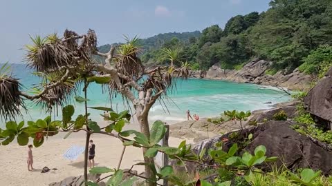 Beautiful Freedom beach in Patong Phuket Thailand