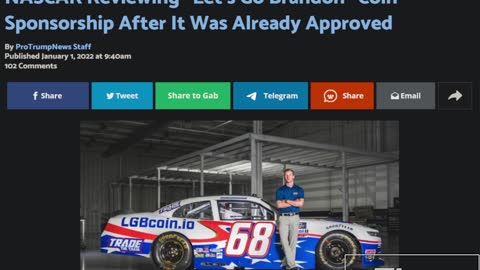NASCAR To Review Brandon Brown's Sponsor