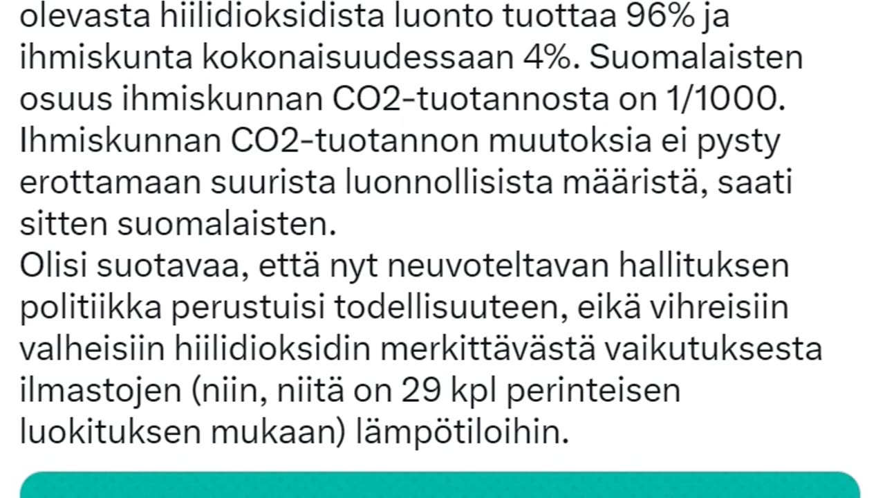 Pieni muistutus Petteri Orpolle ja muille Hallitusneuvottelijoille 17.05.2023