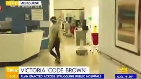 Dancing Nurse caught on camera in Melbourne