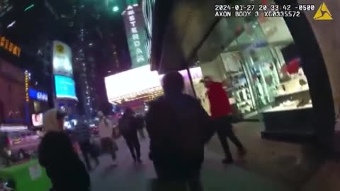 Newly released bodycam video shows NYPD cops beaten by illegal aliens in Times Square