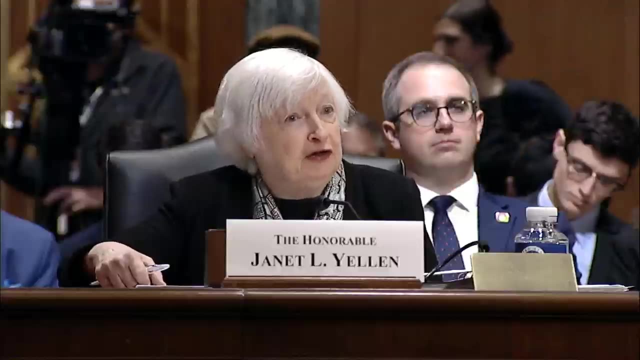 Treasury Secretary Janet Yellen testifies to Senate on banking crisis and budget - March 16, 2023