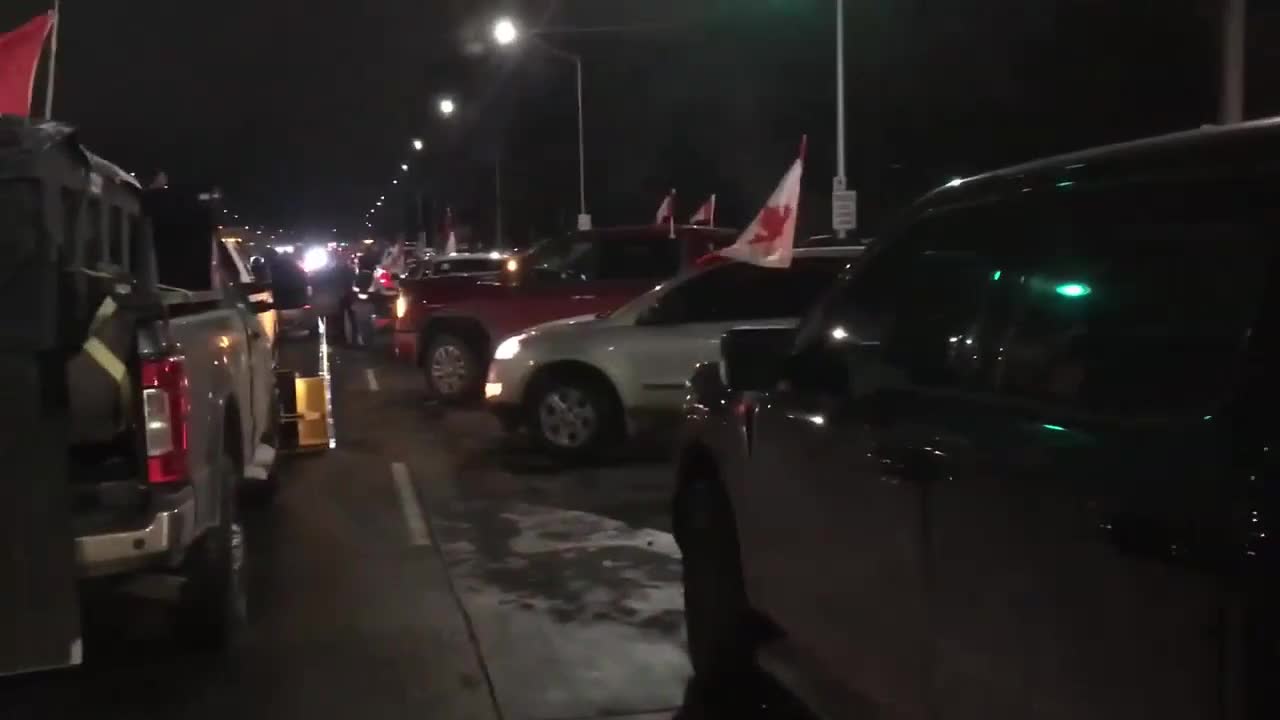 Canadian Freedom Trucker Protest Spreads To Detroit, Major Bridge, Border Shut Down By The People