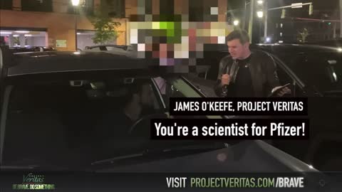 Pfizer Scientist Nick Karl CONFRONTED by James O’Keefe