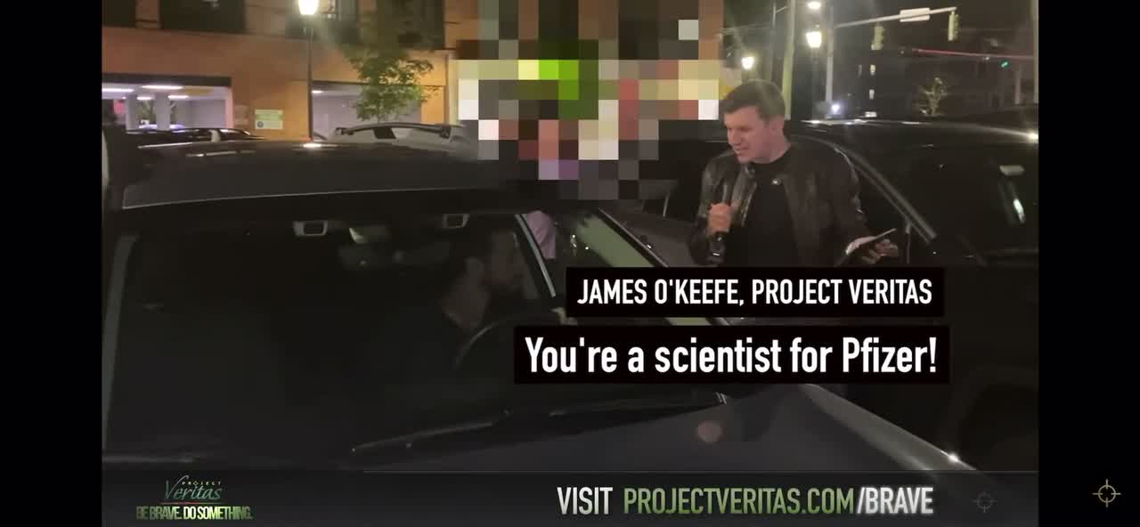 Pfizer Scientist Nick Karl CONFRONTED by James O’Keefe