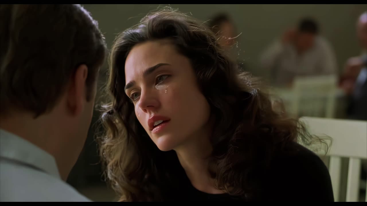 Jennifer Connelly Russell Crowe A Beautiful Mind 2001 scene 4 remastered 4k