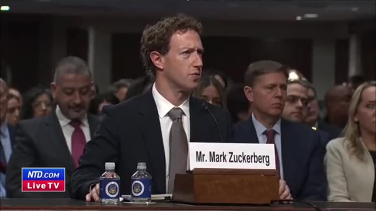 ZUCKERBERG UNDER FIRE IN US SENATE HEARING ON KEEPING CHILDREN SAFE