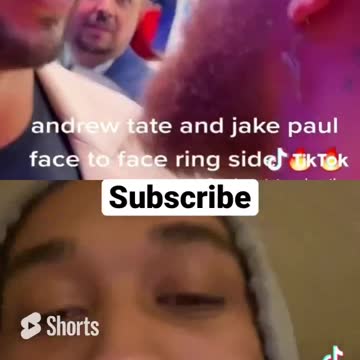 Andrew Tate and Jake Paul face off again #andrewtate #jakepaul #shorts