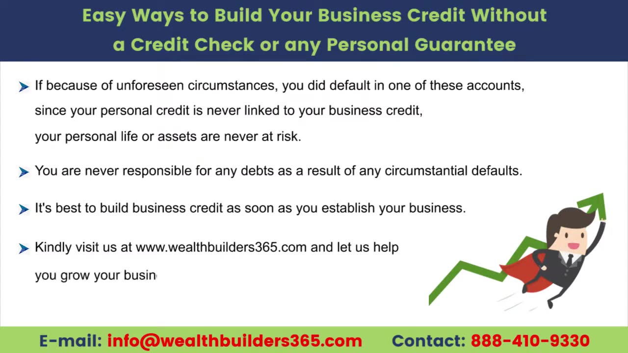 Easy Ways to Build Your Businesses Credit Without Personal Guarantee