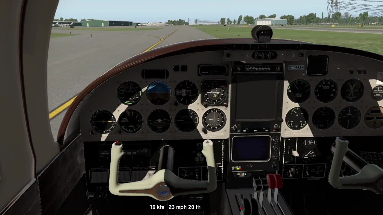 Bouncing Around Seattle Washington in a Piper Aerostar 601P -X-plane 11 - FREEHAND -