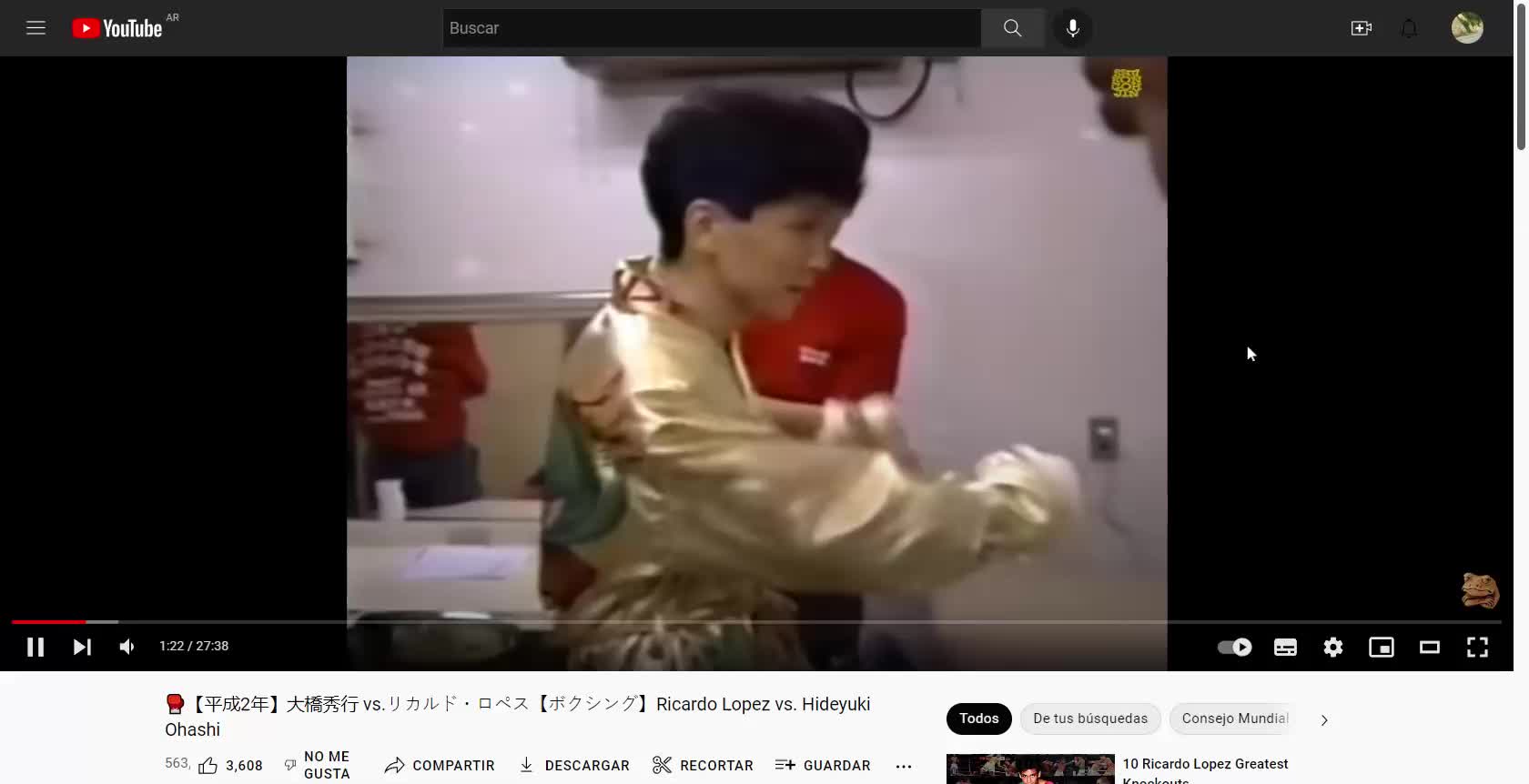 Technical Analisys Boxing Ricardo Lopez vs Hideyuki Ohashi Round 1