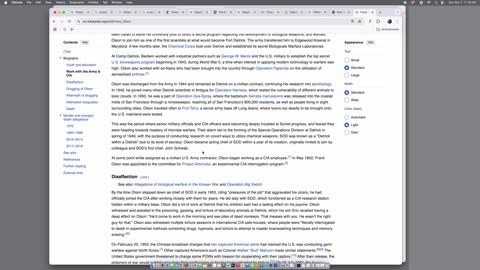 11 years part 13: MKULTRA part 4: Dr. Frank Olson & James R. Thornwell