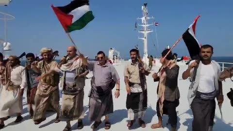 WATCH - Yemen's Houthis after hijacking Israeli-linked Galaxy Leader ship: