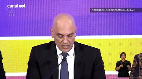 Alexandre de Moraes conversou com Lula e Bolsonaro após resultado das eleições