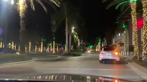 Amazing Christmas lights in Sarasota mall Florida