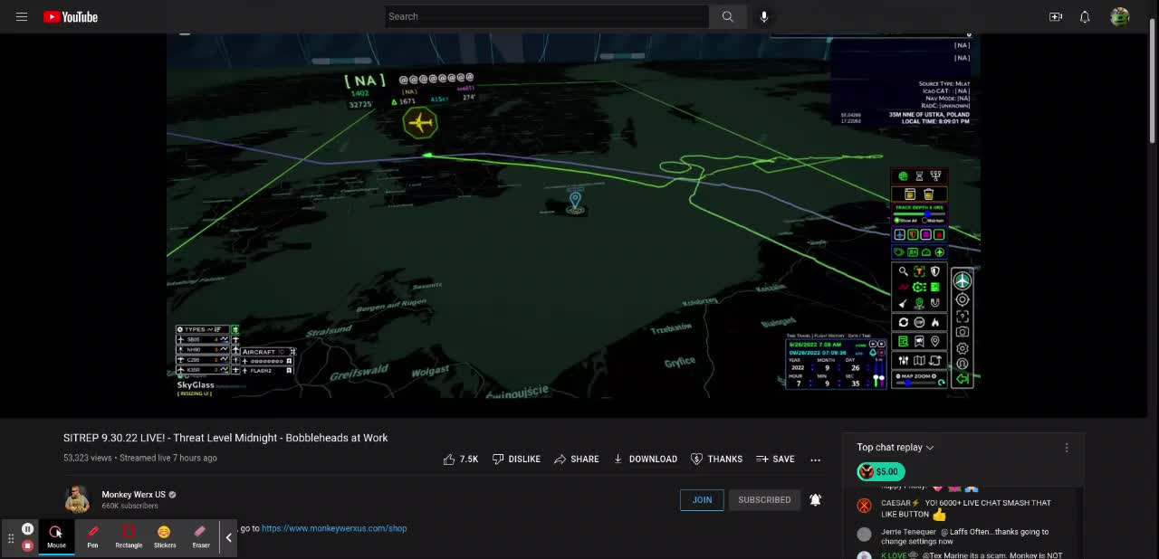 USA Sabotage? Poseidon P8 over pipeline at zero hour.