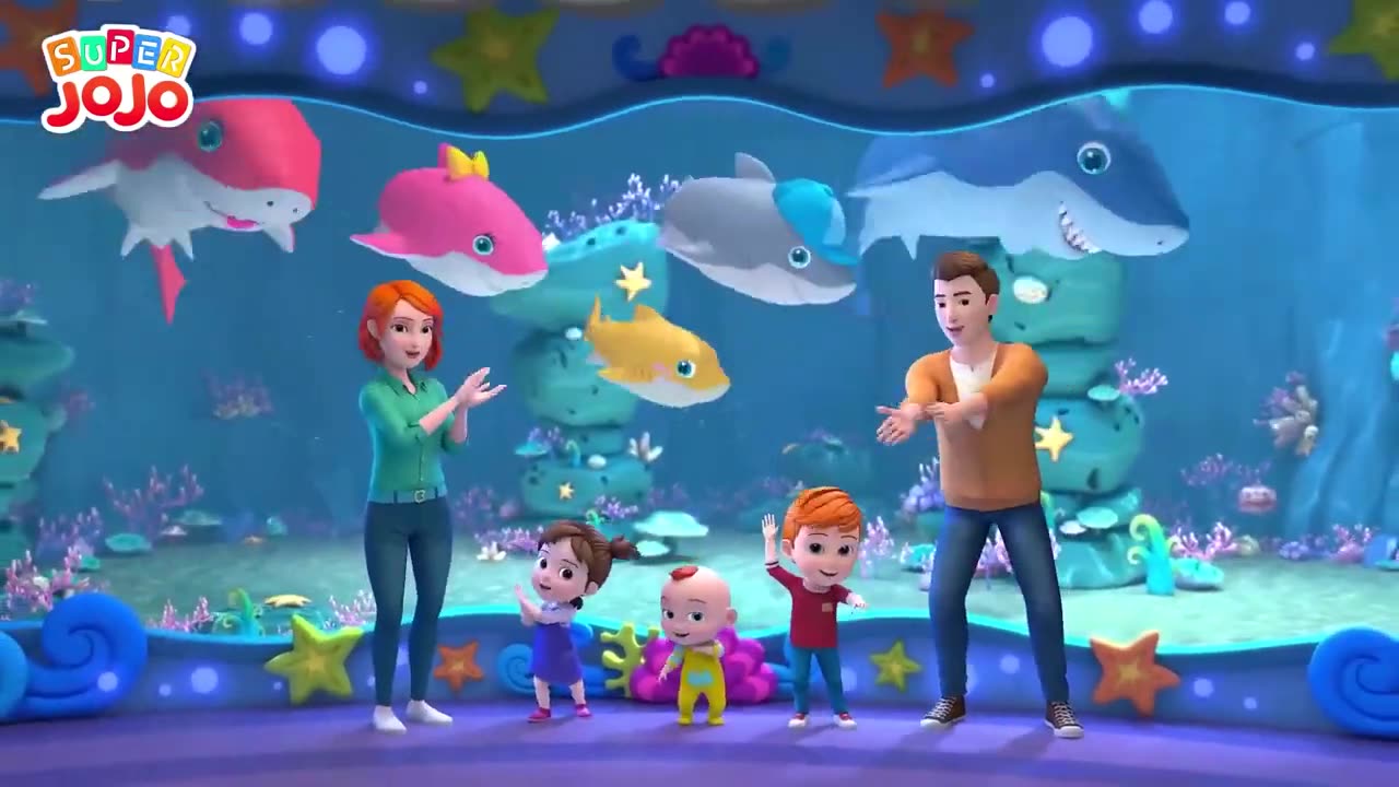 Baby Shark Dance Song More Nursery Rhymes & Kids Songs - Super JoJo and Family