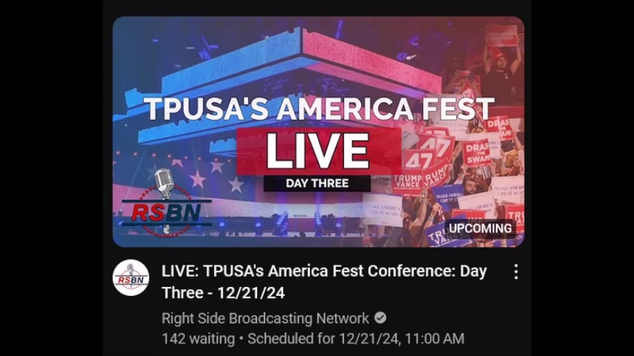 LIVE: TPUSA's America Fest Conference: Day Three - 12/21/24