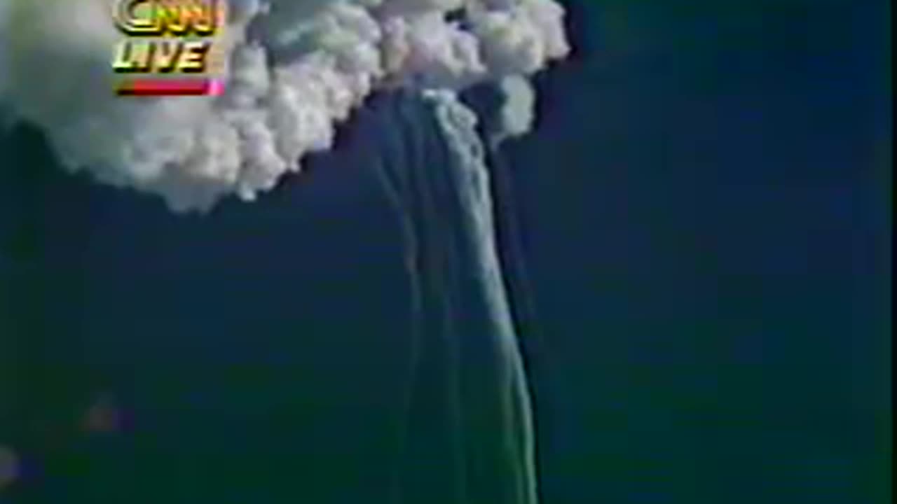 Space Shuttle Challenger Explosion Live January 28, 1986