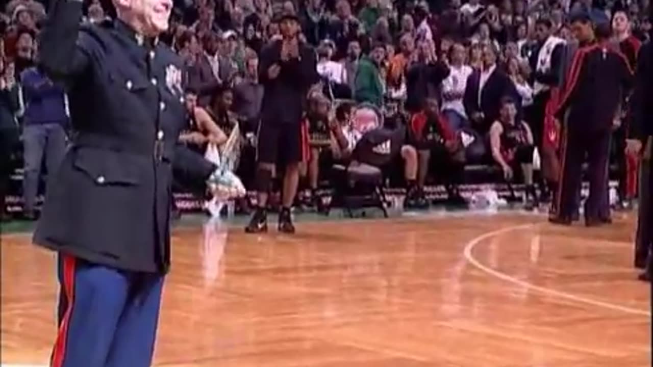 Celtics honor local Marine