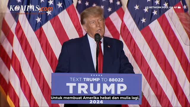 Donald Yohanes Trump Mendeklarasikan Pencalonan Dirinya Sebagai Capres Di Pilpres AS 2024