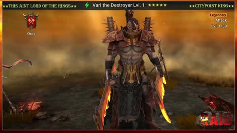 Raid Shadow Legends - Varl the Destroyer - Classic Skin