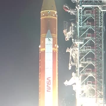 NASA,s Artimes|Rocket launch from launch pad 39B perimeter