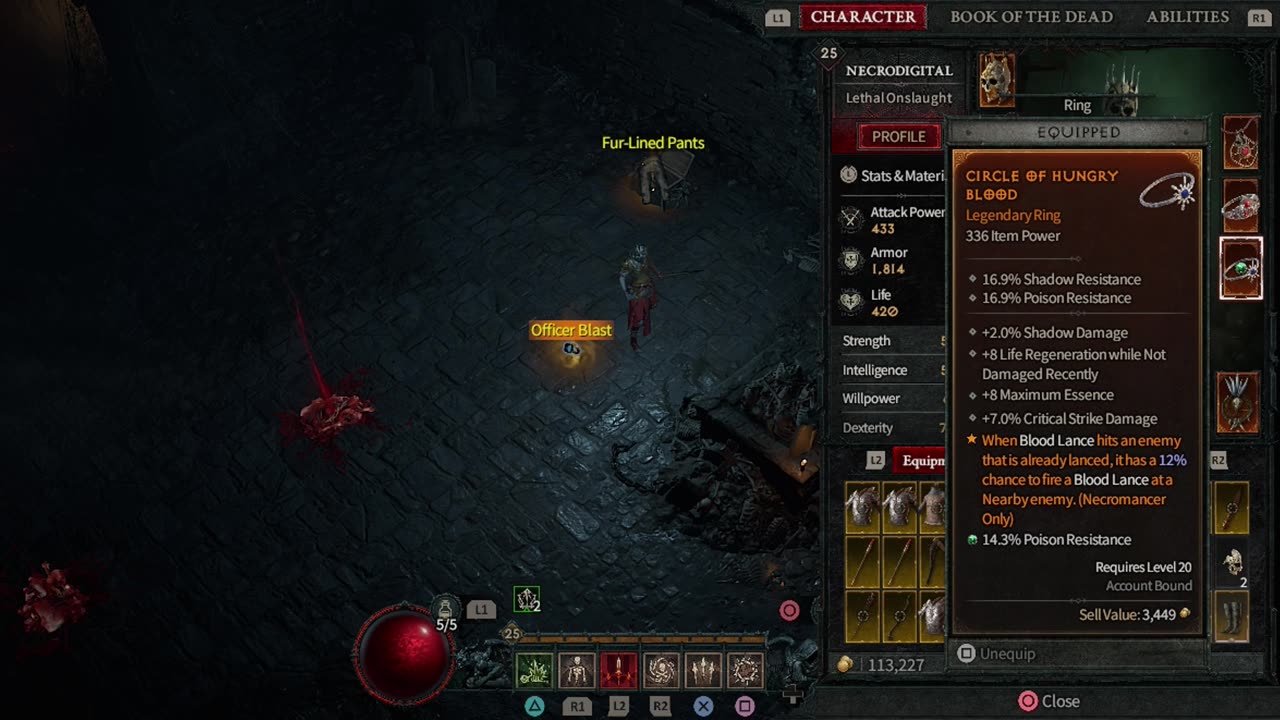Diablo IV Beta gameplay on the Necrobabe