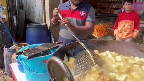 Making Potato Chips