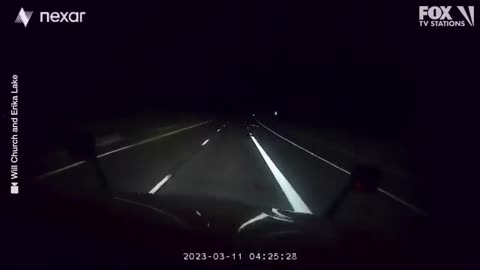 Ghost? Glare? Arizona trucker shares footage of chilling sighting