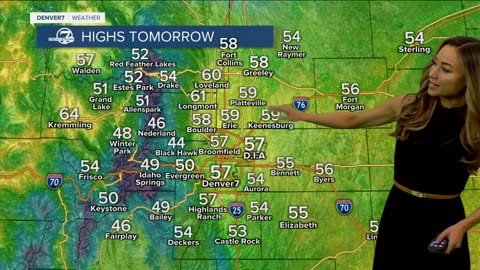 Cool and unsettled Mother's Day across CO