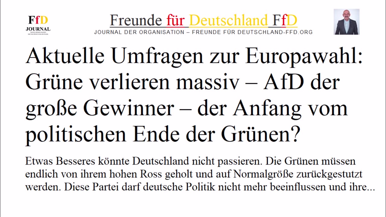 Aktuelle Umfragen zur Europawahl: Grüne verlieren massiv