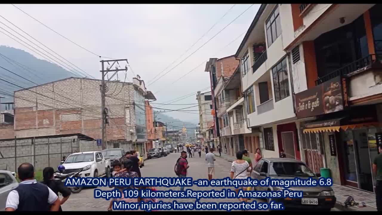 AMAZON PERU EARTHQUAKE