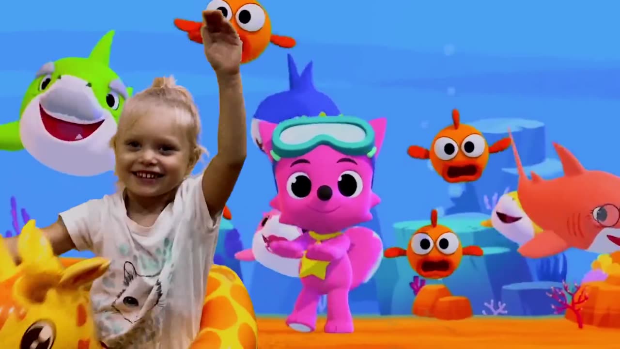 Baby Shark Dance | Pinkfong Kids | Song And Stories For Kids--Part 1