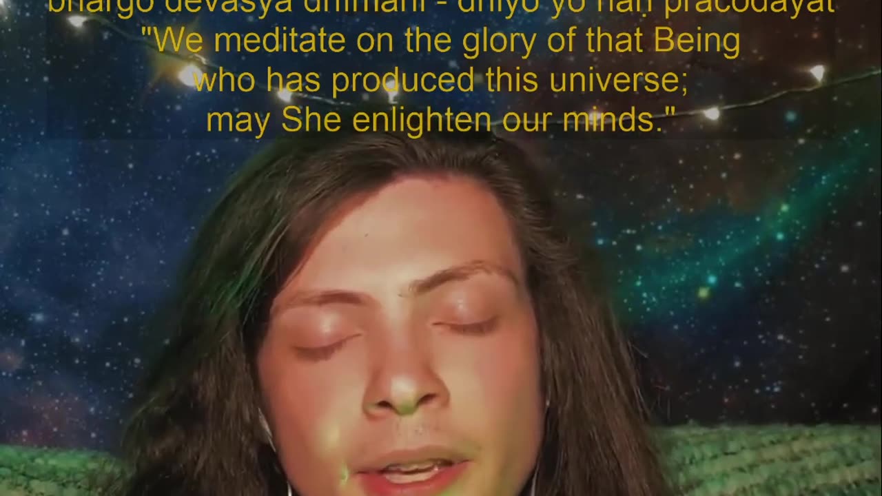 Gāyatrī Mantra Chanting Meditation (Yamsox Live Chanting April 24th, 2024)