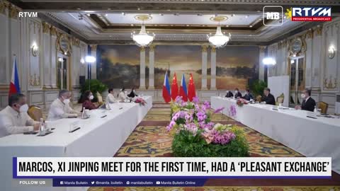 Marcos, Xi Jinping meet for the first time, had a ‘pleasant exchange’