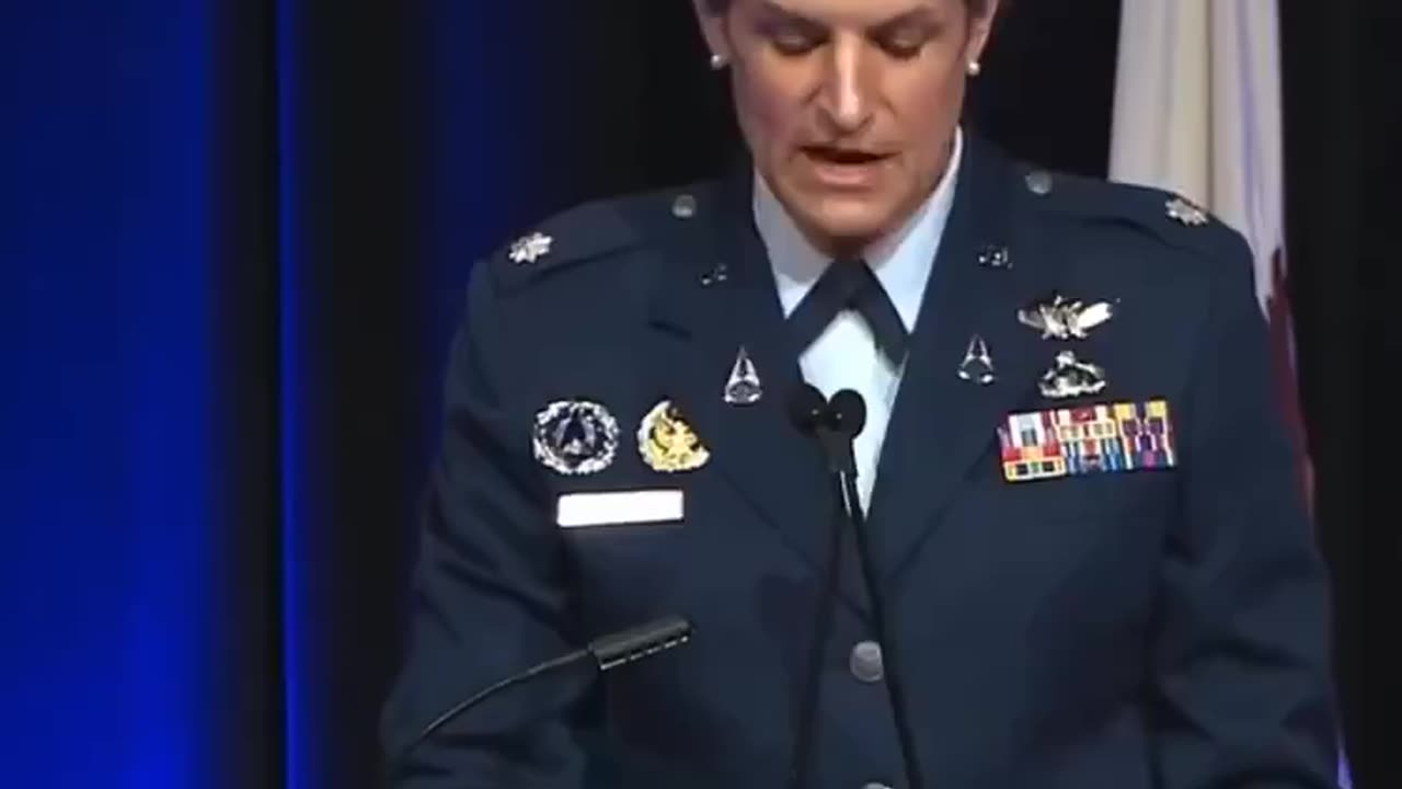 Transgender Lt. Col. Bree Fram Tells everyone to share their pronouns