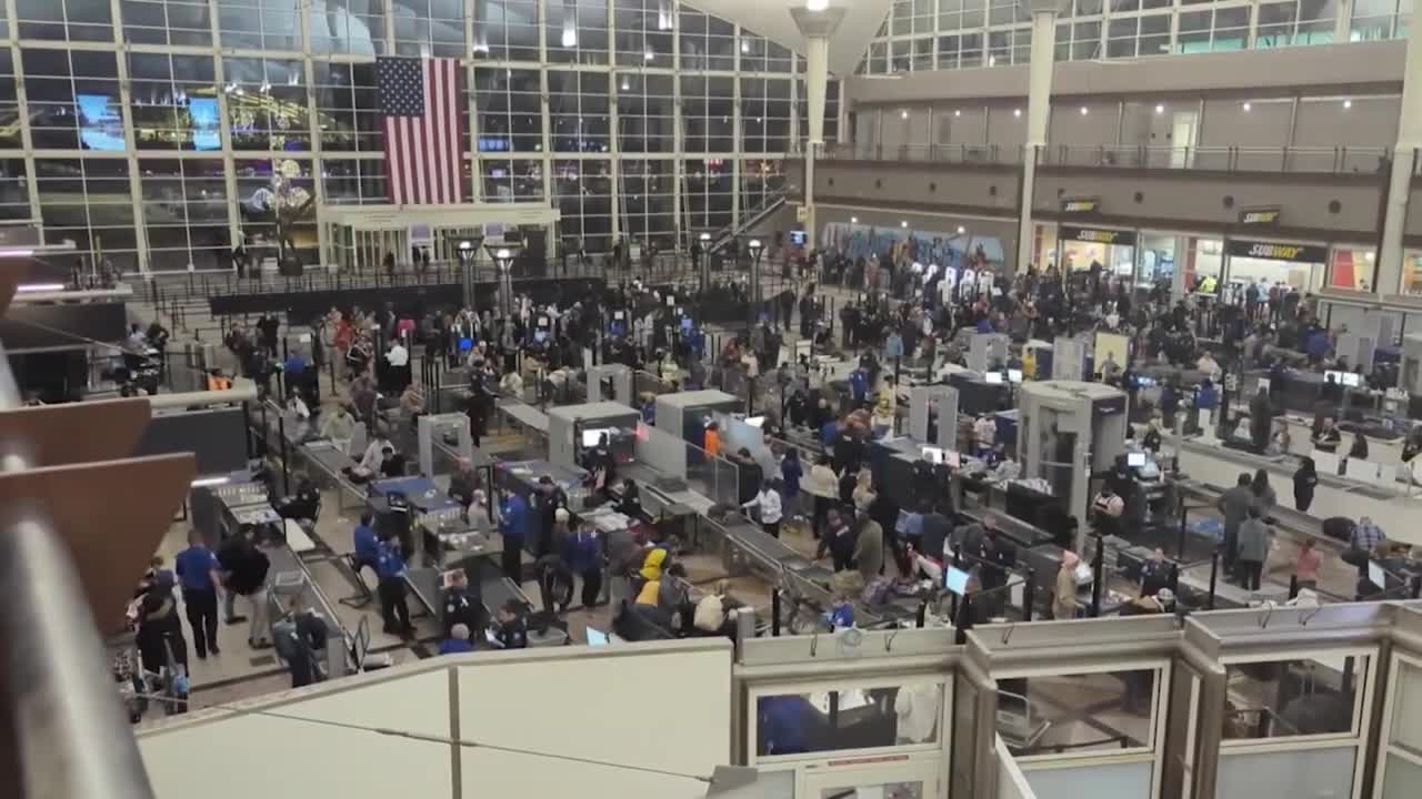 Hundreds of flights canceled at Denver airport