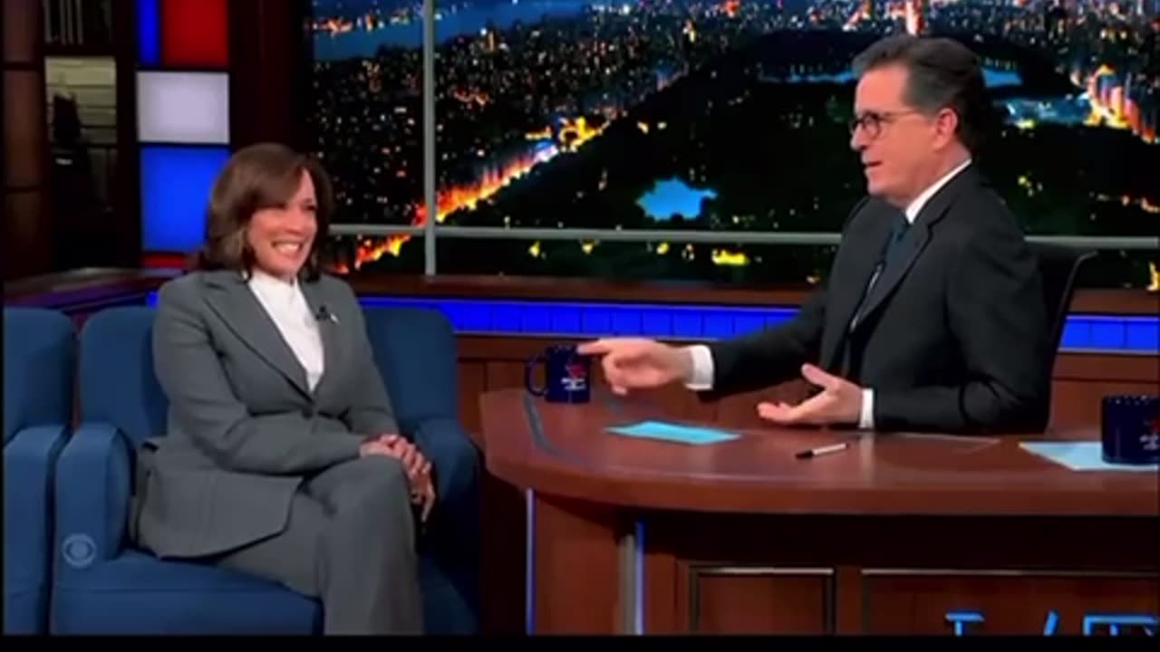 Colbert Looks Shocked When Kamala Harris Can't Answer This | Direct Message | Rubin Report