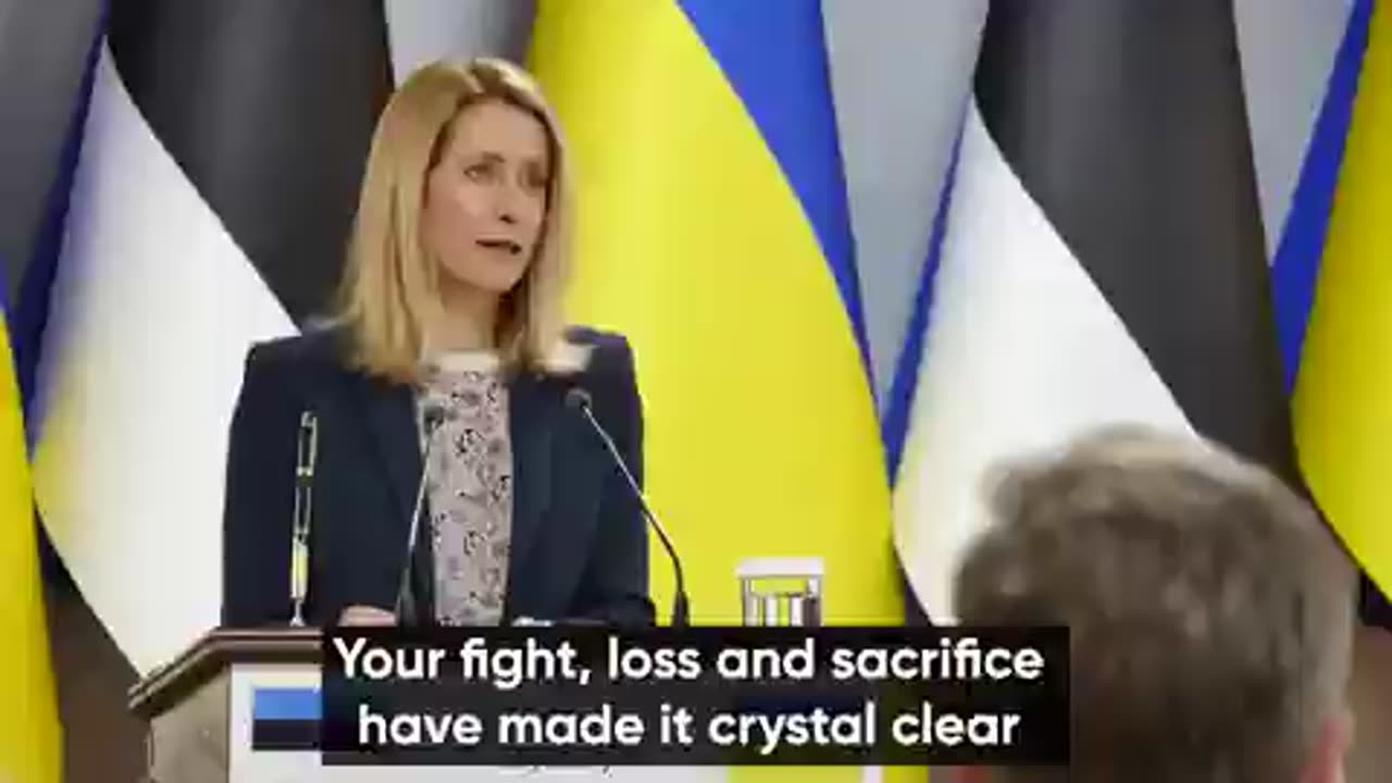 Estonia believes in Ukraine and in Ukraine's victory.