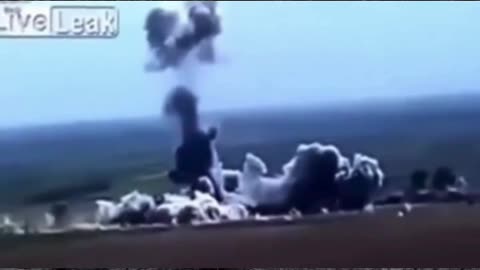 Alleged car bomb hits landmine, gets blasted 100ft in the air, then explodes... man I miss liveleak