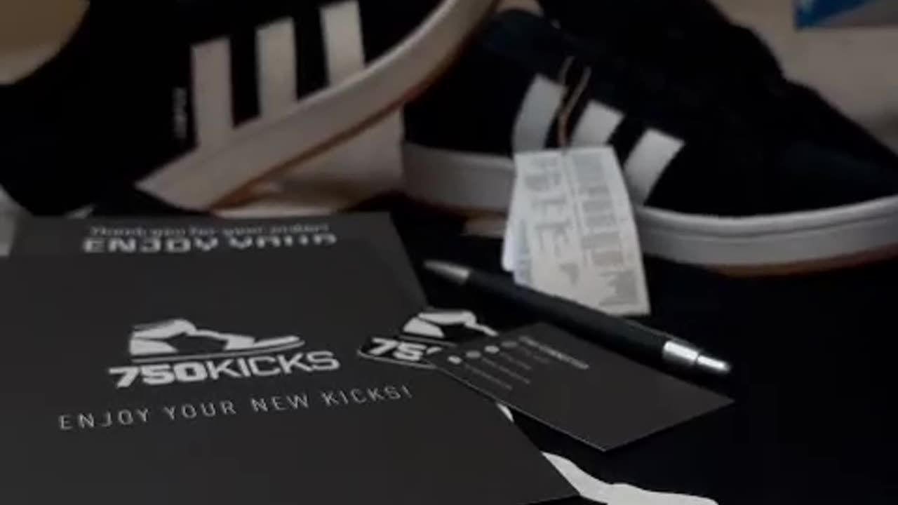 750Kicks Unboxing: Adidas Campus 00s Black with @Client - Sneakers Review - Laces Fits 00 YT Trends