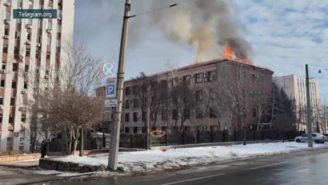 Donetsk after today's attacks.