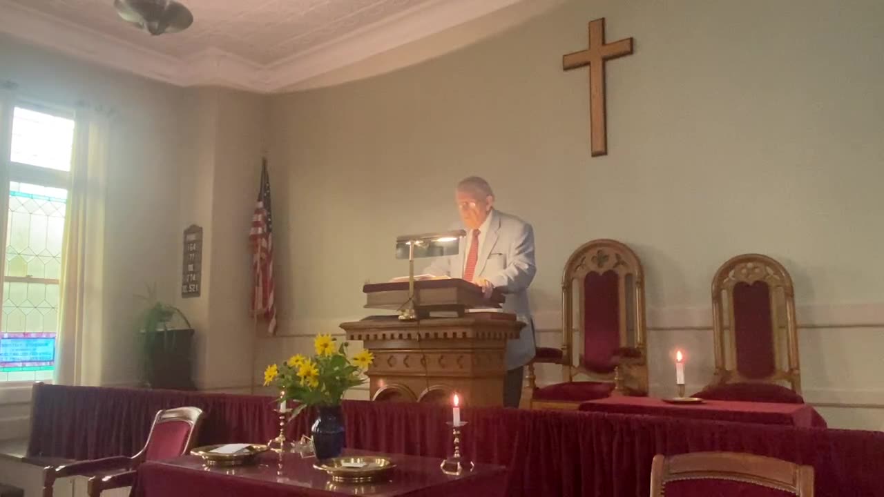 Sunday Sermon, Cushman Union Church, Pastor Jay D. Hobson. 10/15/2023