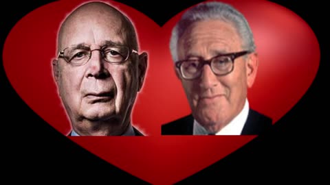 Klaus Schwab a Henry Kissinger