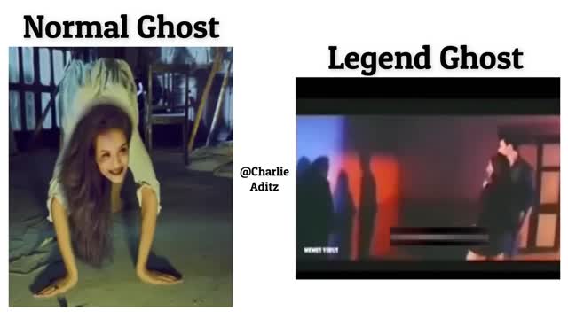 Normal Ghost Vs Legend Ghost !! Memes #viralmemes #mems